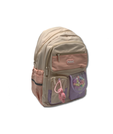 Ghiozdan anatomic 18 Alb milk (44x29x17cm) MX90187milk white